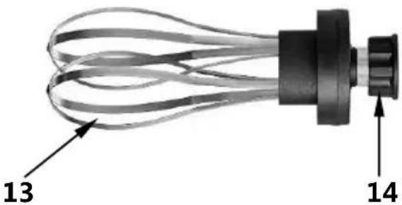 BARTSCHER STM3 600 - Mieszadła, trzepaczka, uchwyt ścienny - 2