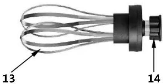 BARTSCHER STM3 500 - Tiges de mixeur, fouet, fixation murale - 2