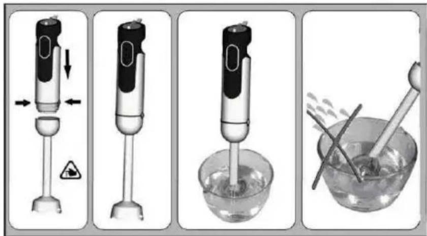 BARTSCHER 130206 - Using the stick mixer - 1