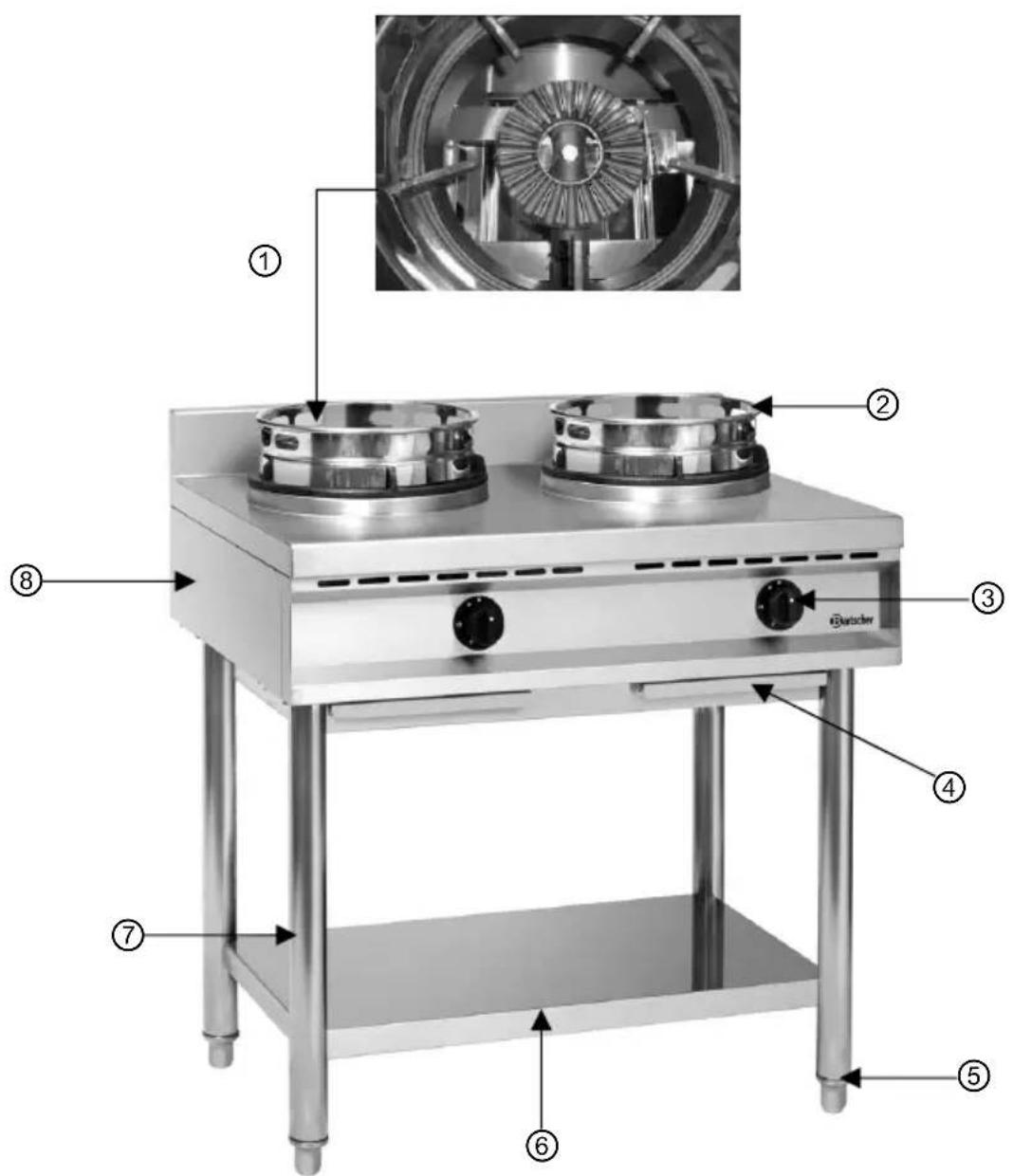 BARTSCHER 1052103 - Baugruppenübersicht - 1