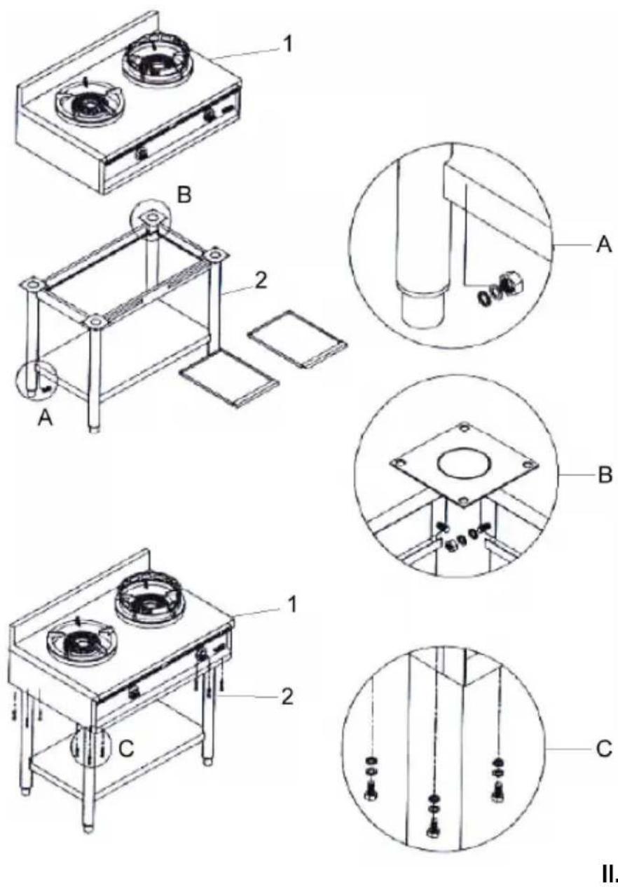 BARTSCHER 1052103 - Montaje de la base - 1