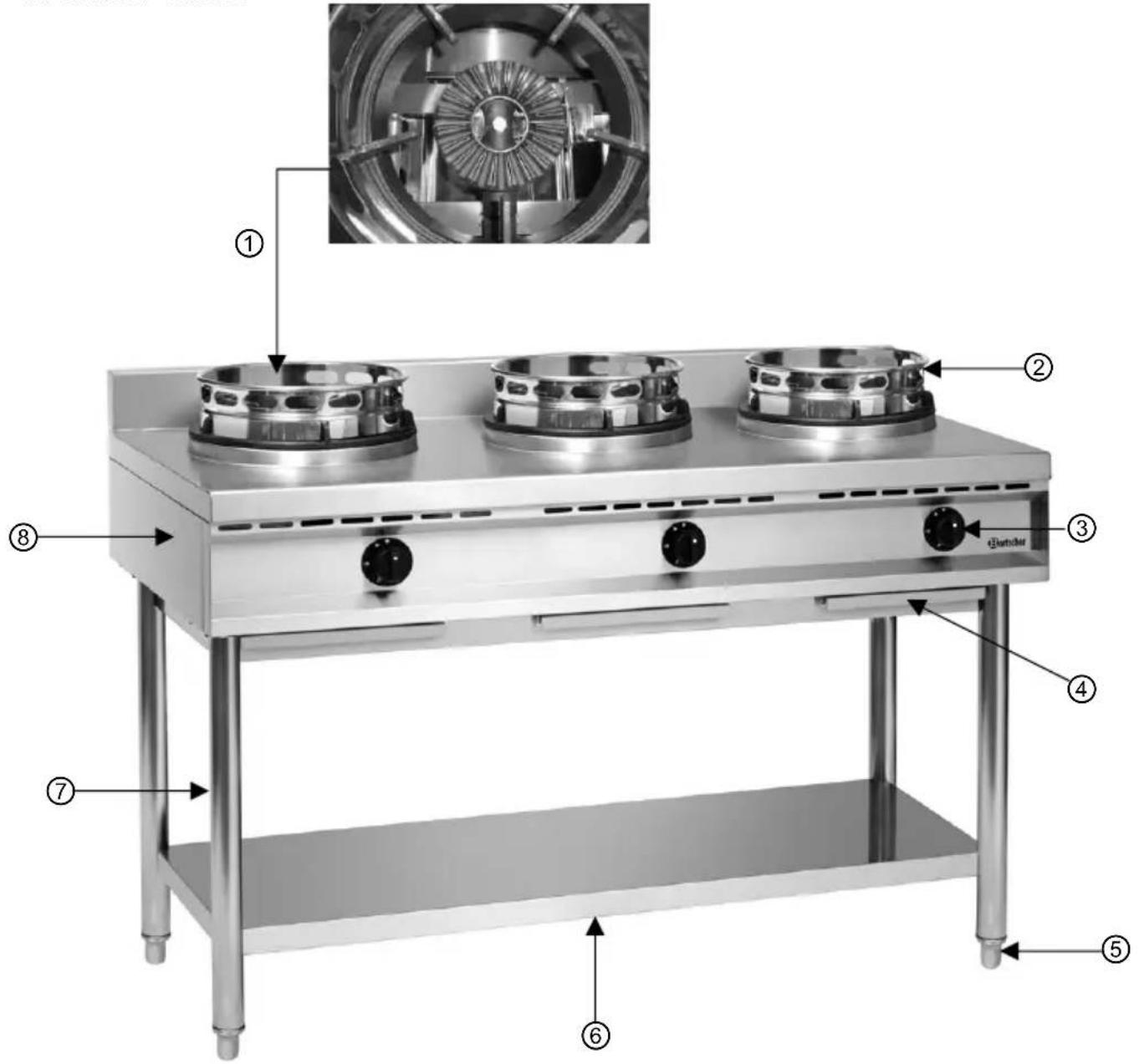 BARTSCHER 1052103 - Overview of parts - 2
