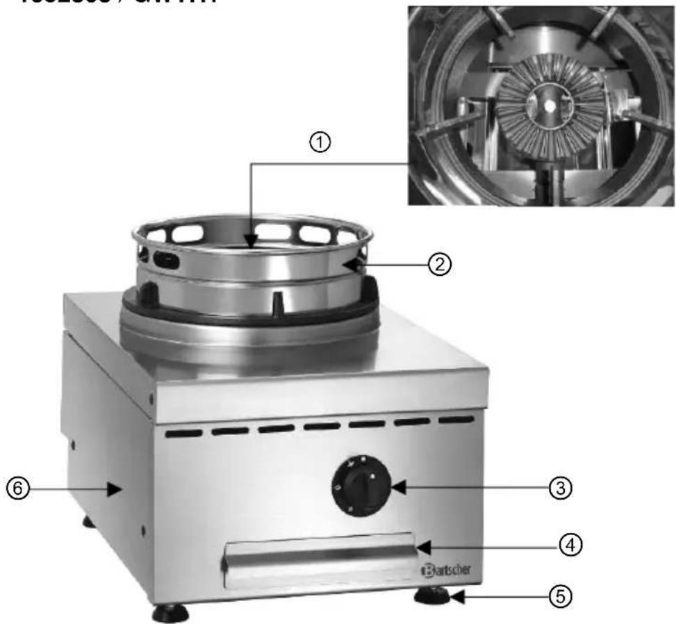 BARTSCHER GWTH1 - Overview of parts - 1