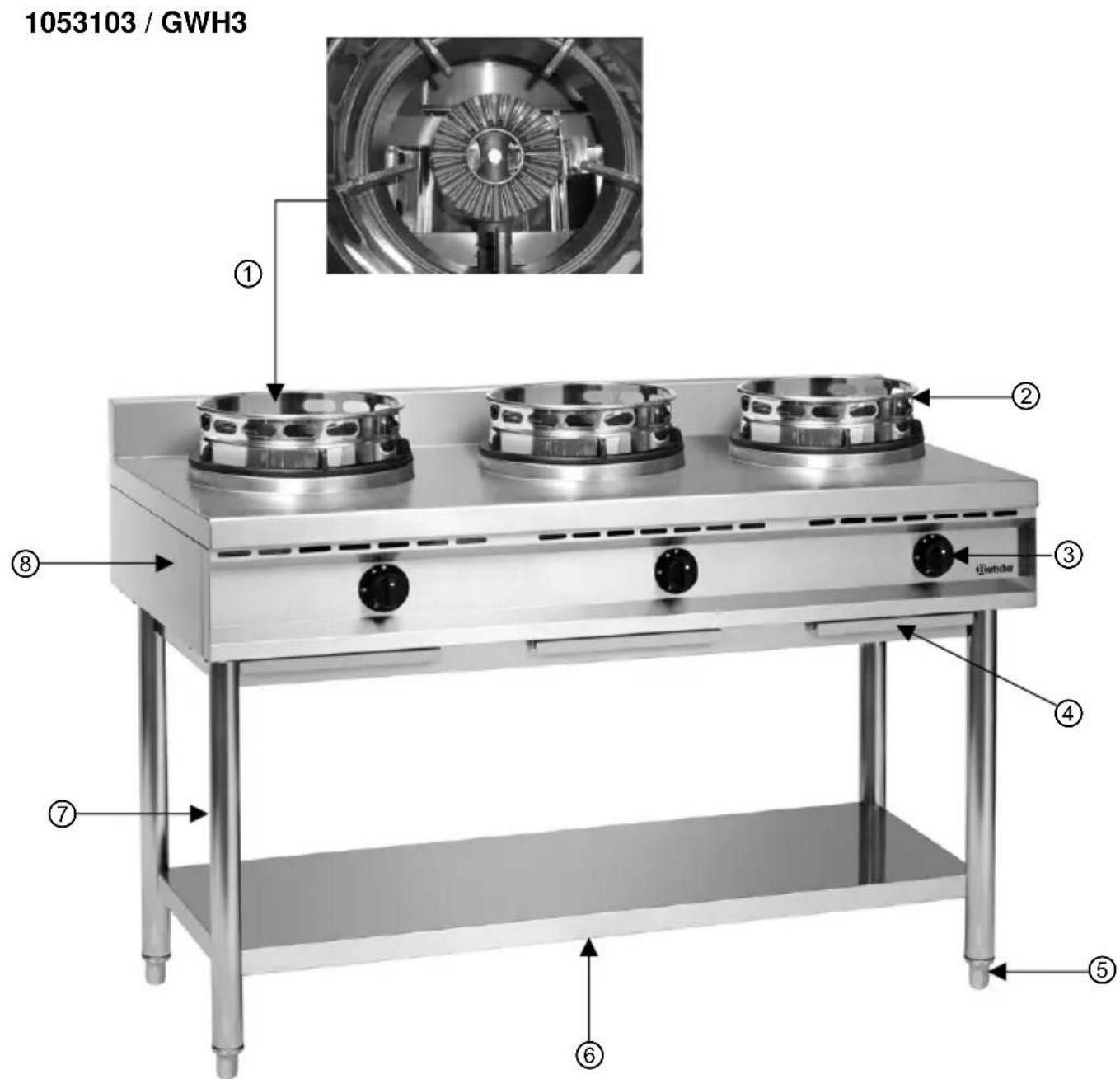 BARTSCHER 1053103 - Aperçu des composants - 2