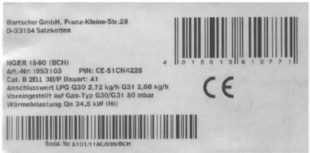 BARTSCHER 1053103 - / GWH3 - 1