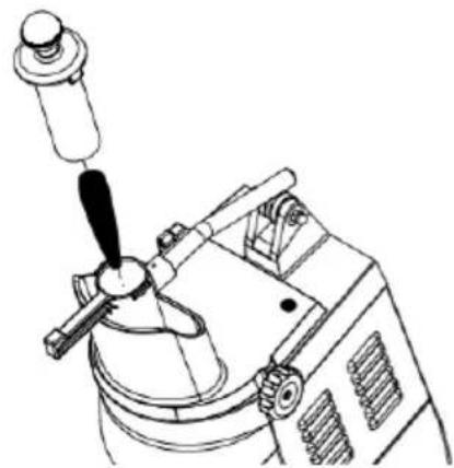 BARTSCHER GMS601 - Utilisez toujours le pouvoir fourni pour tener le produit à trancher, ne jamais utiliser les mains! - 3