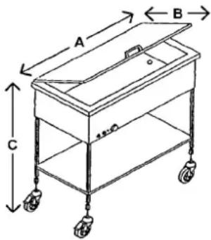BARTSCHER 200255 - Lunch counter – Thermal trolley with dried heating elements description - 2
