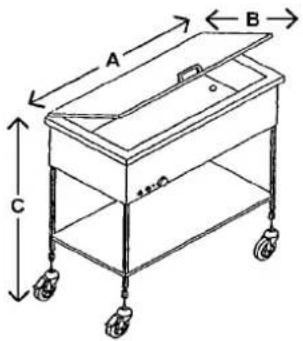BARTSCHER 200254 - Lunch counter – Thermal trolley with dried heating elements description - 2