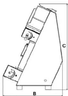 BARTSCHER 101937 - Dimensions d'encombrement - 1