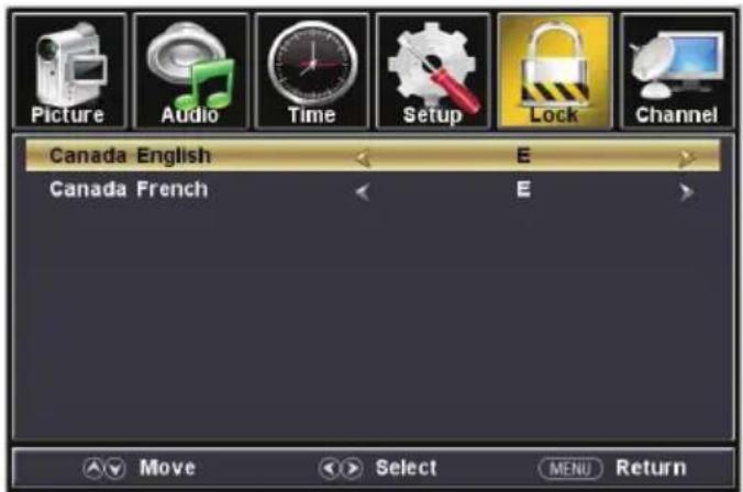 Furrion FDUP43CBR - Lock Settings - 5