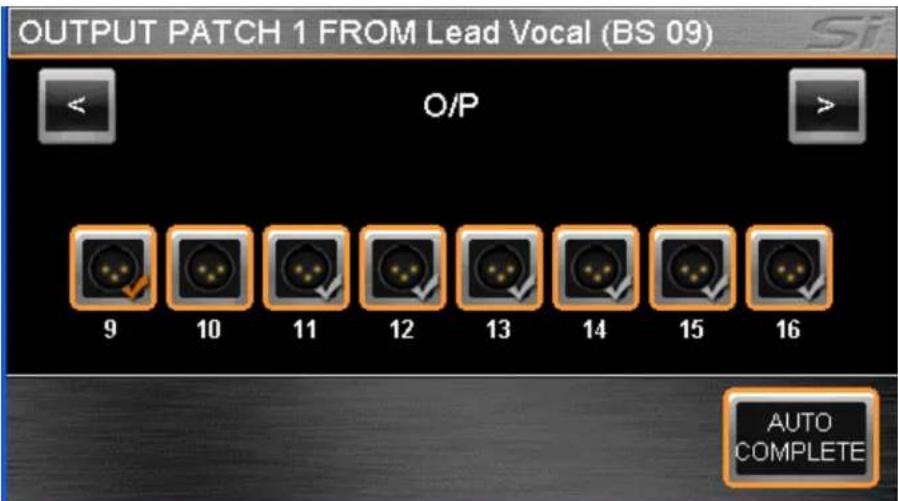 SOUNDCRAFT Si Expression 2 - Configuration ou modification du Patch de sortie de bus ou de master - 1