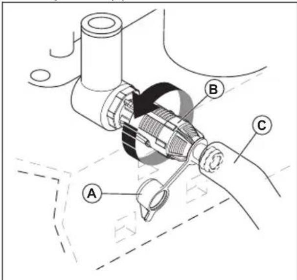 HUSQVARNA TS 148XK - Vidange de l'huile moteur - 3