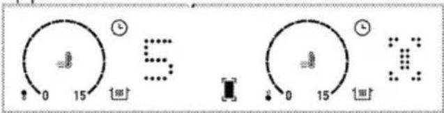 GRUNDIG GIEI 638980 IF - Allumage du foyer à grande sur- face pendant que l'un ou les deux foyers gauches fonctionnent (Cette fonction est optionnelle. Elle peut ne pas être disponible sur votre produit.) - 2
