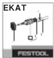 FESTOOL Syslite KAL II - Service och reparation - 1