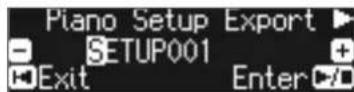 ROLAND GP609 - Enregistrement des réglages du piano (piano setup export) - 1