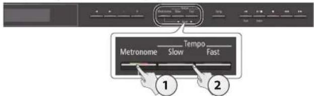 ROLAND GP609 - Utilisation du métronome - 1