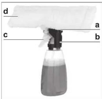 Cleanmaxx 02304 - Use of the Spray Bottle with Wiping Attachment - 1