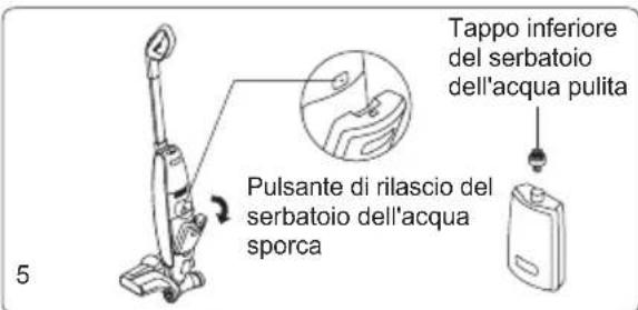JIMMY HW8 - Smontare e montare il serbatoio dell'acqua sporca - 5