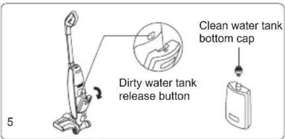 JIMMY HW8 - Disassemble and assemble dirty water tank - 5