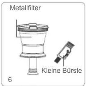 Metallfilter Kleine Bürste 6