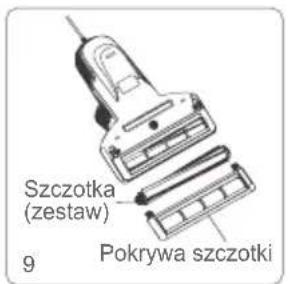 Szczotka (zestaw) Pokrywa szczotki 9