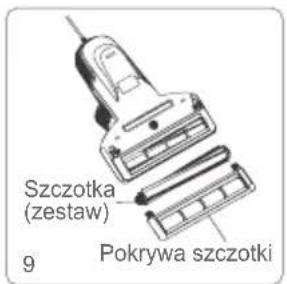 Szczotka (zestaw) Pokrywa szczotki 9