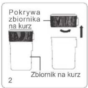 Pokrywa zbiornika na kurz Zbiornik na kurz 2