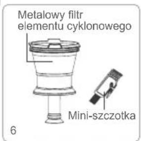 Metalowy filtr elementu cyklonowego Mini-szczotka 6