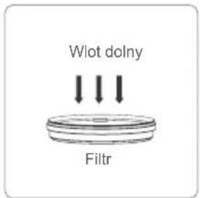 Wlot dolny Filtr