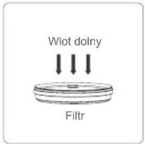 Wlot dolny Filtr