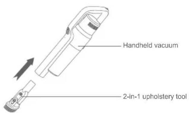 JIMMY JV63 - Connect handheld vacuum cleaner with accessories through stretch hose - 1