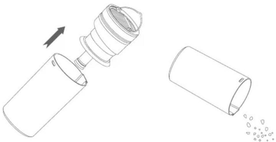 JIMMY JV63 - Cleaning Dust Cup - 2