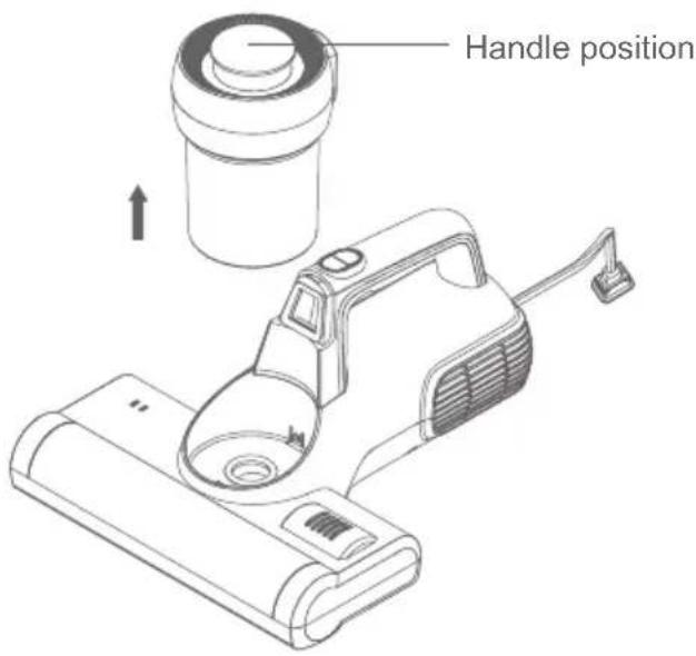 JIMMY Antimite UV BX5 - Dust Cup Cleaning - 1