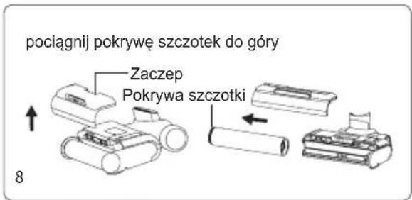 JIMMY HW9 - Demontaż i montaż pokrywy szczotki oraz szczotki - 3