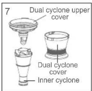 JIMMY Antimite UV WB41 - Dust cup cleaning - 4