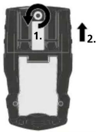 Laserliner MultiMeter Pocket XP - Włodanie baterii - 1