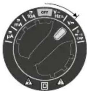 Laserliner MultiMeter Pocket XP - Pomiar napiecia DC - 1