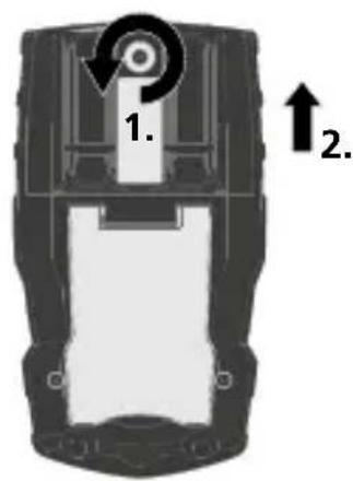 Laserliner MultiMeter Pocket XP - Insertimento delle batterie - 1