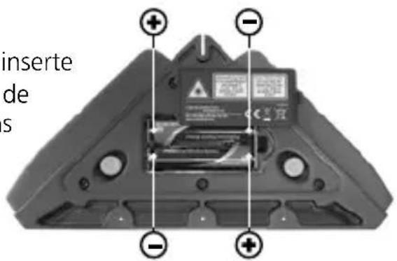 Laserliner SuperSquareLaser 4 - Insertar las pilas - 1