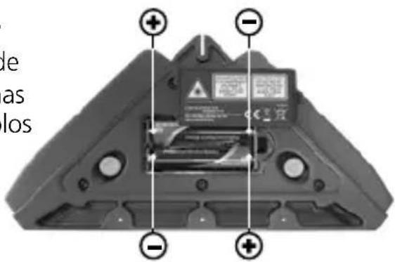 Laserliner SuperSquareLaser 4 - Inserção das pilhas - 1