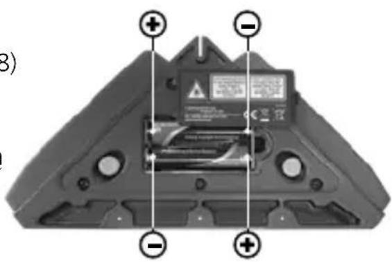 Laserliner SuperSquareLaser 4 - Władanie baterii - 1