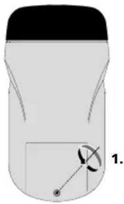 Laserliner DampCheck - Innlegging av batterier - 1
