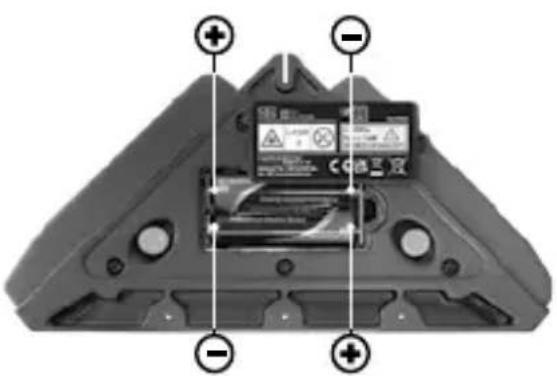 Laserliner SuperSquareLaser 2G - Sätta i batterier - 1