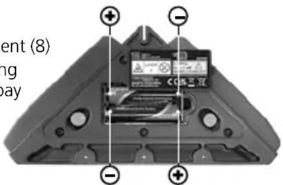 Laserliner SuperSquareLaser 2G - Inserting batteries - 1