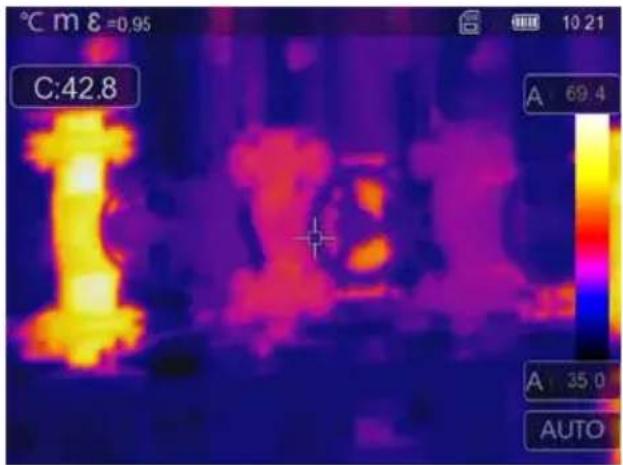 Laserliner ThermoCamera HighSense Pro - Mode de température : modes automatique, manuel et histogramme - 1