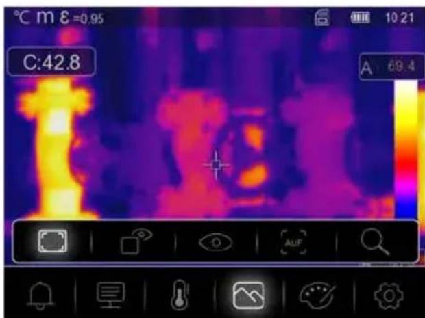 Laserliner ThermoCamera HighSense Pro - Régler le mode d'image - 1