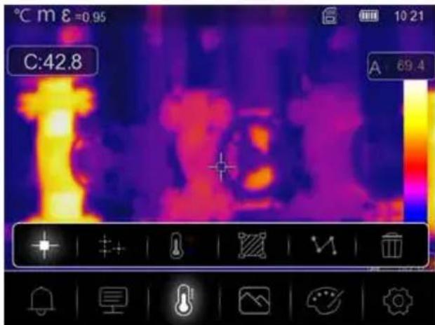 Laserliner ThermoCamera HighSense Pro - Réglage de la mesure - 7