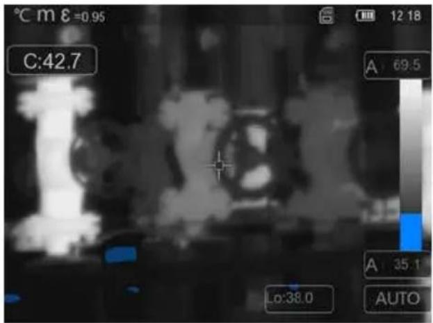 Laserliner ThermoCamera HighSense Pro - Palette : en dessous du seuil MIN d'alarme - 1