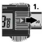 Laserliner MetricStar - Inserting battery - 1