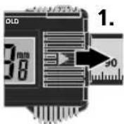 Laserliner MetricStar - Az elem behelyezése - 1